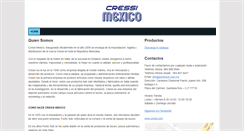 Desktop Screenshot of cressimexico.com